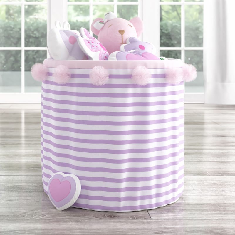 Cesto Organizador para Brinquedos Floral Monet 42cm