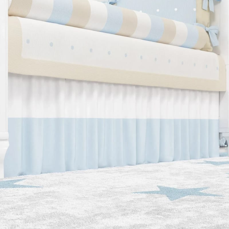 Saia de Berço Barra Azul