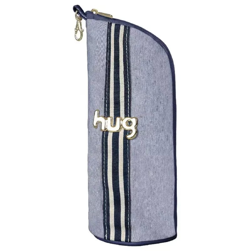 Porta Mamadeira Maternidade Zigzag Azul Hug