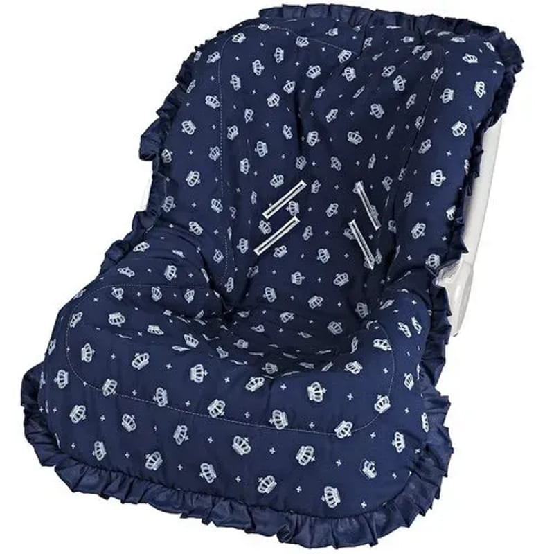 Capa de Carrinho com Protetor de Cinto Carrinhos Azul Marinho