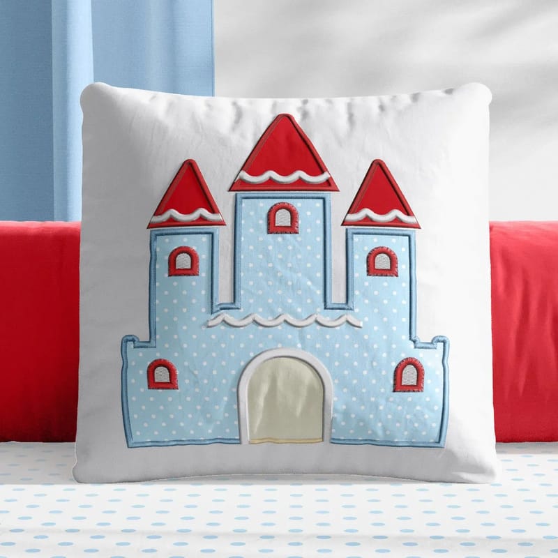 Almofada Quadrada Castelo da Branca de Neve