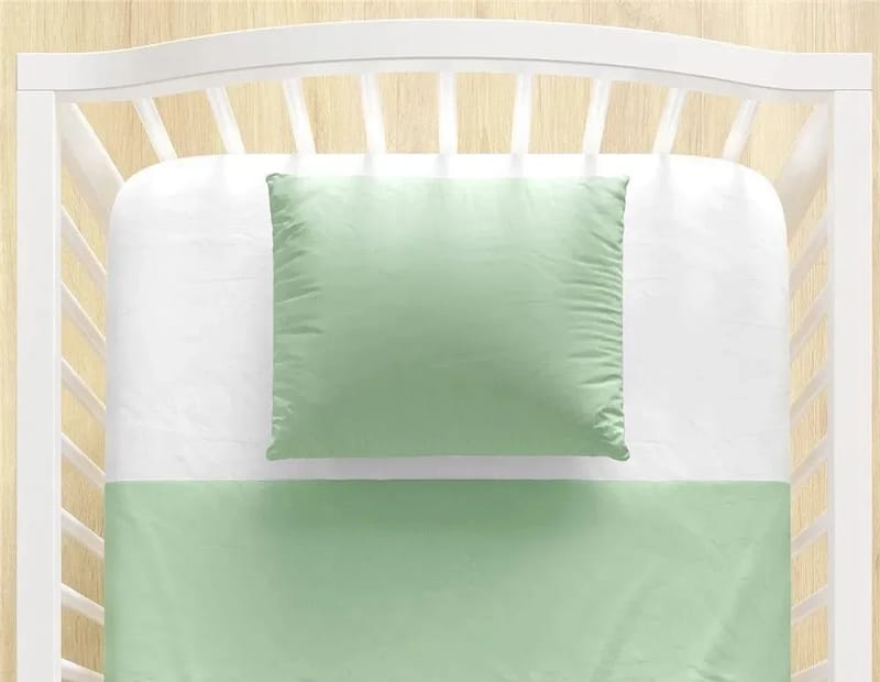 Jogo de Lençol Berço Verde